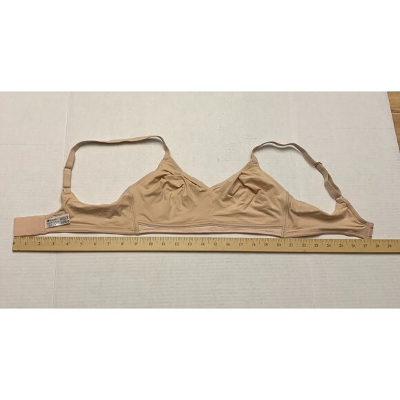 NWOT Wacoal Perfect Primer Full Figure Wire-Free Bra size 34C nude - Picture 7 of 7